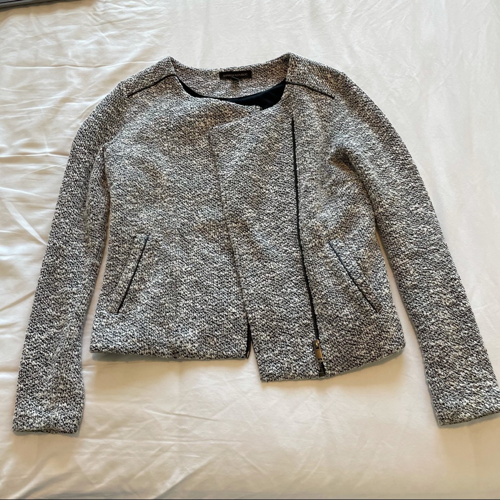 Banana Republic tweed Moto Jacket